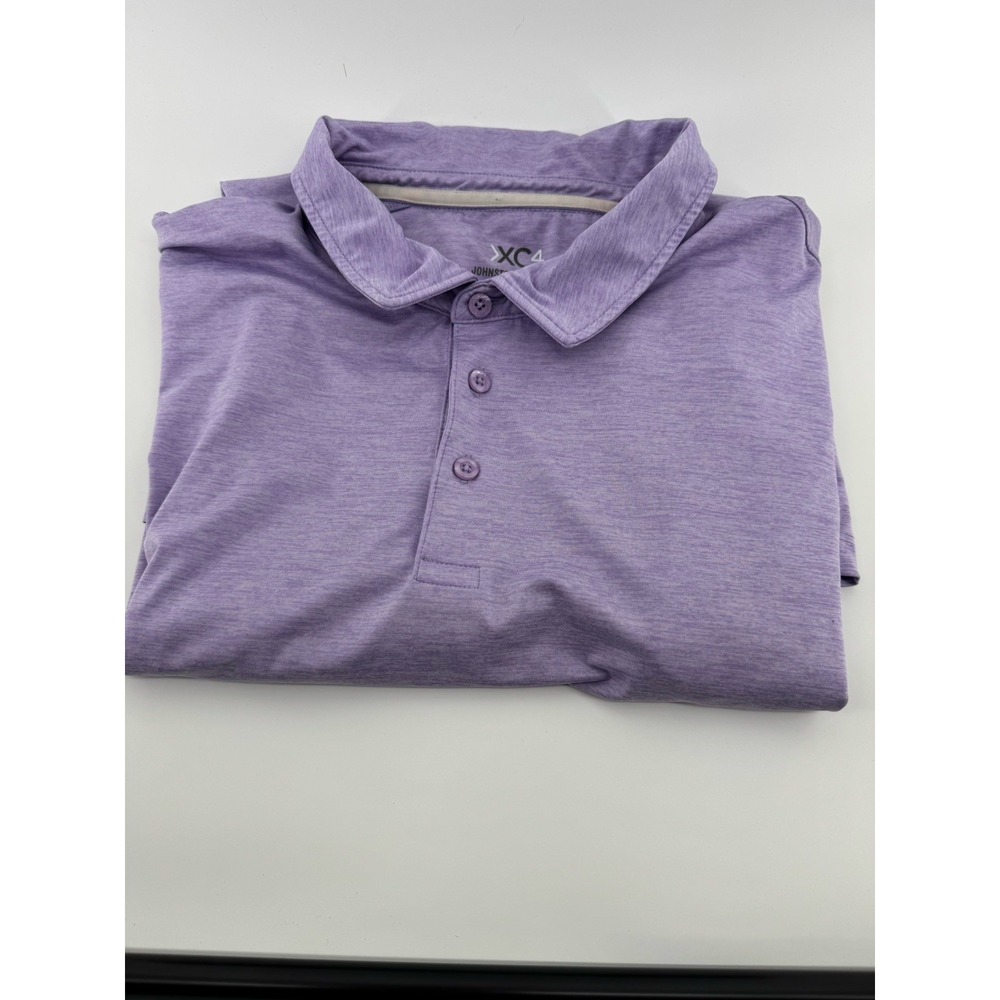 Johnston Murphy XC4 Performance Golf Polo Purple Shirt Men's‎ Size XXXL - Picture 7 of 8
